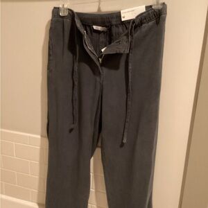 Zara Gray Ankle Cropped Pants
